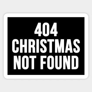 Christmas Not Found. 404 Error. Sticker